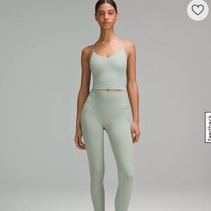 lululemon Align Cropped Cami Tank Top, A/B PALM COURT, *New w/ tags